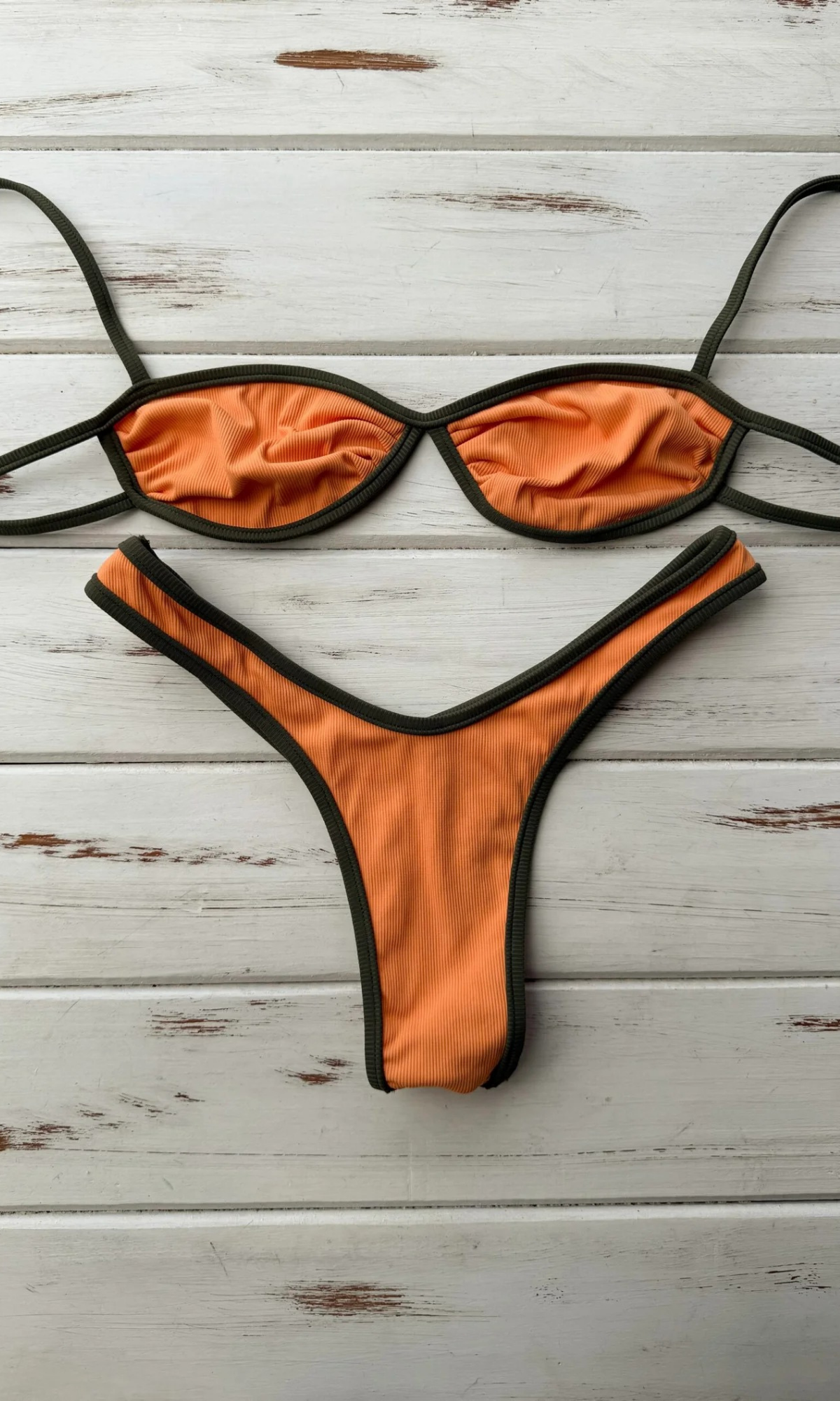 Biquíni Camila Canelado Laranja